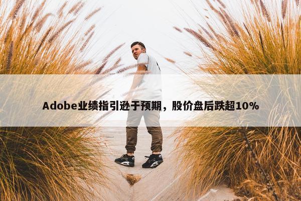 Adobe业绩指引逊于预期，股价盘后跌超10%